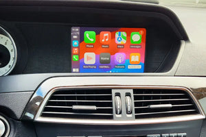 Wireless Carplay Android Auto for Mercedes Benz C Class W204 2007-2017 with Mirror Link AirPlay Car Play Functions Carputech