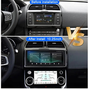 Dual System Android Car Radio Multimedia Player For Jaguar XE, XF, XFL Stereo 2016-2019 GPS Navigation, Carplay, WIFI, Main Unit Carputech