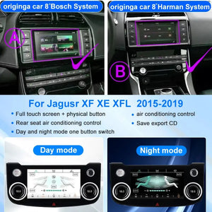 Dual System Android Car Radio Multimedia Player For Jaguar XE, XF, XFL Stereo 2016-2019 GPS Navigation, Carplay, WIFI, Main Unit Carputech