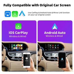 Carputech Wireless Apple CarPlay & Android Auto Retrofit for Mercedes-Benz S-Class W221 (2006–2012) – NTG 3.0 / NTG 3.5 Systems Carputech