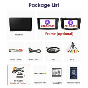 Carputech Mazda 3 Android 12 Wireless Apple CarPlay & Android Auto Car Radio with 4GB RAM 64GB ROM & 9 Inch QLED Touch Screen Carputech