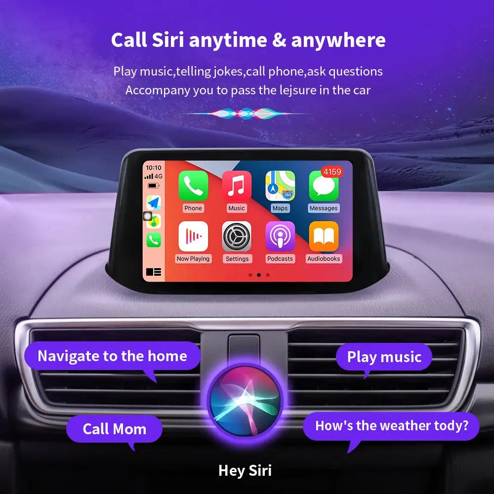 For Mazda 2 3 6 Mazda CX5 CX3 CX9 Miata MX5 USB Adapter HUB Device Apple CarPlay Android Auto Retrofit Kit Carputech