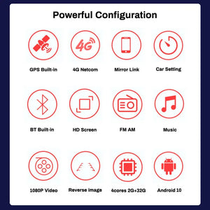 9.7inch Car Radio For Ford fiesta 2009-2017 GPS Navigation Carplay Android Auto Carplay Multimedia DSP Player 2 Din 4G WIFI Android 12 Carputech