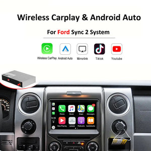 Wireless Carplay Module For Ford Sync 2 System 8 inch LCD Screen Carputech