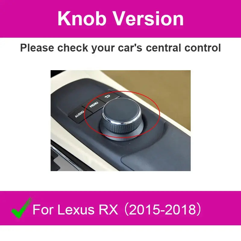 Wireless CarPlay for Lexus RX 2012-2022, with Android Auto Mirror Link AirPlay Car Play Navigation Functions Carputech