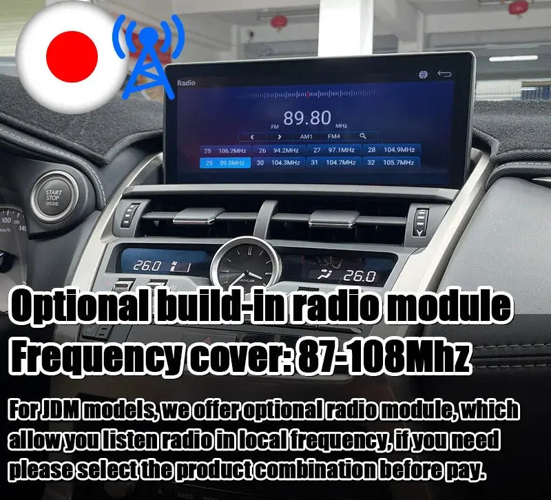 Wireless Carplay&Android Auto Interface Box for Lexus GX460 2014-2021 with Phone Mirror Link Carplay Upgrade Module Carputech
