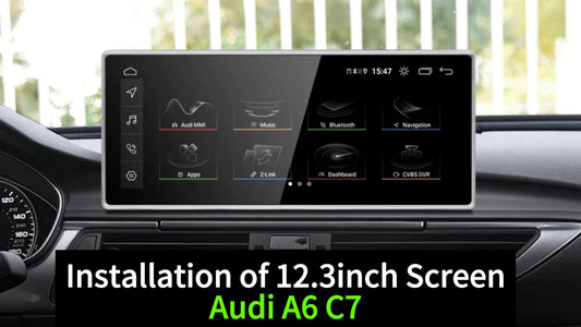 How to Add 12.3inch Android Touch Screen to 2012-2019 Audi A6 step by step