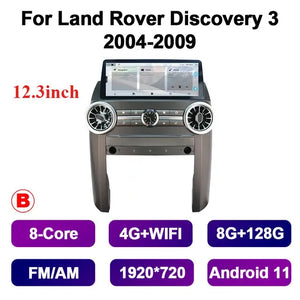 Carputech Land Rover Discovery 3 LR3 L319 2004~2009 Car Multimedia Player Stereo GPS Radio NAVI Navigation Android Screen System Tesla-style screen Carputech
