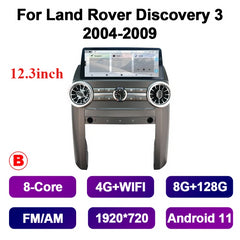 Carputech Land Rover Discovery 3 LR3 L319 2004~2009 Lecteur multimédia de voiture Stéréo GPS Radio NAVI Navigation Système d'écran Android Écran de style Tesla 