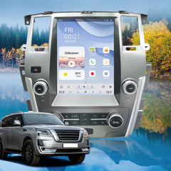 12.1" Qualcomm pour Infiniti QX56 2010-2020 Autoradio Stéréo Carplay Mise à Niveau Écran Style Tesla Android Auto Navigation GPS Lecteur Multimédia 