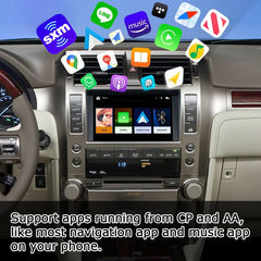 Boîtier d'interface sans fil Carplay et Android Auto pour Lexus LX570 2012-2021 avec module de mise à niveau Carplay avec lien miroir téléphonique 