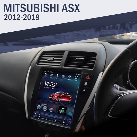 9,7 pouces Android 12 pour Mitsubishi ASX 2013 - 2019 sans fil Carplay Android Auto autoradio Navigation GPS 4G BT SWC AHD multimédia stéréo WIFI DSP Tesla écran 