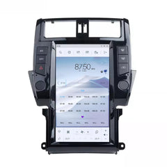 13,6 "Qualcomm pour Toyota Prado 2010-2018 autoradio stéréo Carplay mise à niveau écran de style Tesla Android Auto GPS Navigation lecteur multimédia