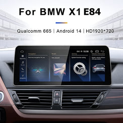 For BMW X1 E84 (2009–2015) – 12.3" Wireless CarPlay & Android Auto Multimedia Head Unit | Snapdragon 665 | Android 14 | Tesla-Style Touchscreen Upgrade