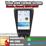 12.1" For Honda Accord 2004-2007 Car Radio Headunit Stereo Carplay Upgrade Tesla Style Screen Android Auto GPS Navigation Multimedia Player Carputech
