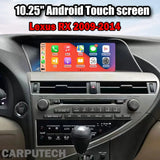 10.25" Android14.0 For Lexus RX RX270 RX350 RX450 2009-2014 Android Navigation Screen Car Radio Multimedia Player Carputech