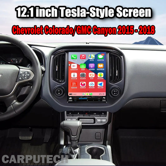 12.1" For Chevrolet Colorado / GMC Canyon 2015 - 2018 Car Radio Headunit Stereo Carplay Upgrade Tesla Style Screen Android Auto GPS Navigation Multimedia Player