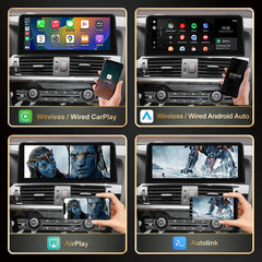 10.25" 12.3" Écran tactile multimédia sans fil Carplay Unité principale Android auto pour BMW X3 F25 X4 F26 2011-2016 CIC NBT Système Linux