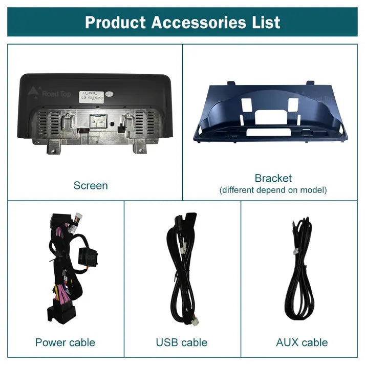 Linux Touch Screen For BMW X5 X6 CCC CIC NBT | Wireless Apple Carplay & Android Auto | Original Style Car Radio Screen Carputech