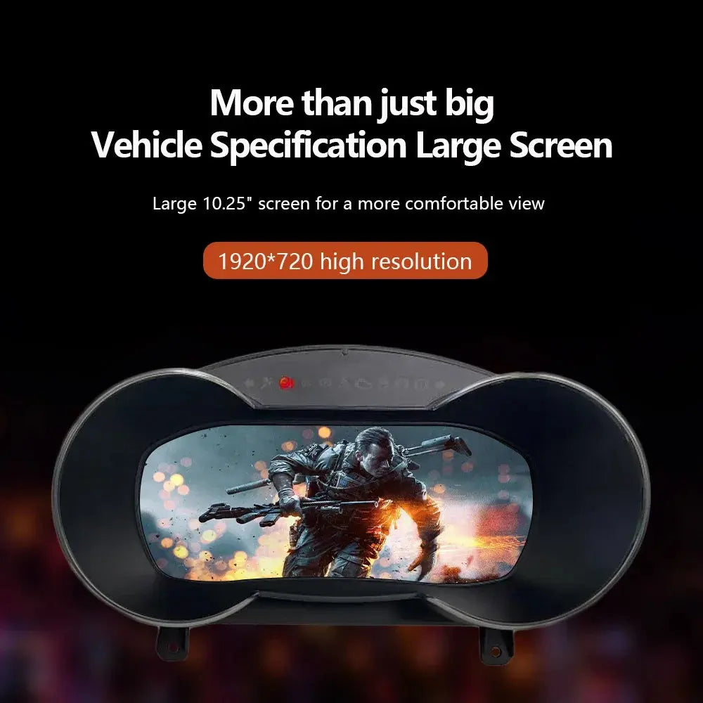 10.25'' LCD Digital Dashboard Cluster For Audi TT 2006-2016 Car Lcd Panel Speedometer Virtual Cockpit Carputech