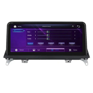 10.25" Wireless Apple CarPlay Android Auto Linux Car Radio Multimedia Screen for BMW X5 X6 E70 E71 F15 F16 2007-2017 Head Unit Video Carputech