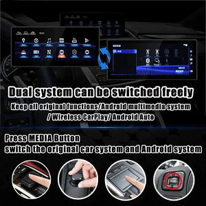 10.25 Inches For Lexus IS/RC 200 250 300 350 200t 300h 2013-2020 Car Radio Multimedia Player Wireless CarPlay Android Auto Upgrade Android Touch Screen Carputech