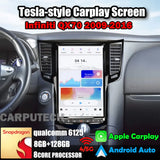 13.6" Qualcomm For Infiniti QX70 2009-2016 Car Radio Stereo Carplay Upgrade Tesla Style Screen Android Auto GPS Navigation Multimedia Player Carputech