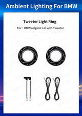 For BMW X1 X2 F48 F49 2016-2020 256 Colors Symphony LED Car Interior Ambient Lighting AirVent Strip Accessories Upgrade Carputech