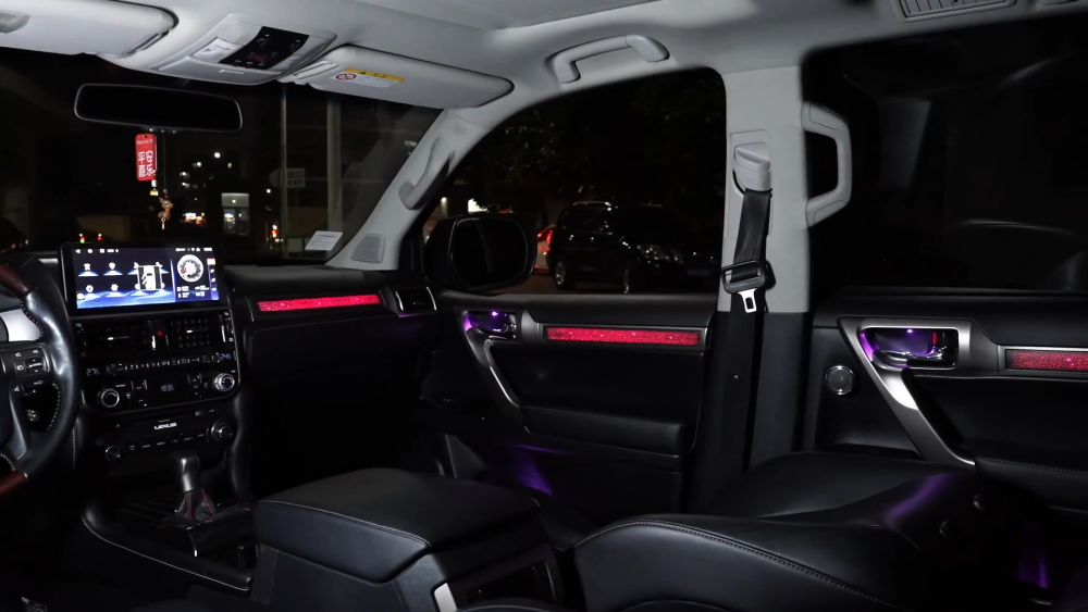 Upgrade 64 Color Symphony Car Interior Ambient Lighting for Lexus GX 2009-2023 Decoration Atmosphere Trim Accessories