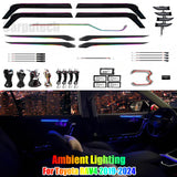 Dynamic Ambient Light for Toyota RAV4 2019-2024 Interior LED Lighting Trim Upgrade Accessories Kit Carputech