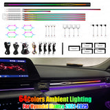 Upgrade Symphony Led Car Interior Ambient Lighting for Hyundai Elantra 2021-2025 Atmosphere Strip Accessories Decoration