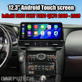 12.3'' For Infiniti FX35 FX37 FX50 QX70 2009-2019 Android Screen Infotainment Navigation System Car Multimedia Touch Screen Head Unit Car Radio GPS