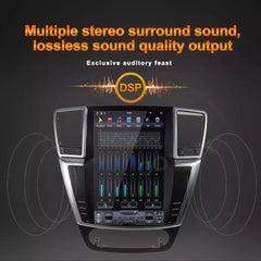 12.1" Qualcomm For Mercedes Benz ML GL W166 X166 2012-2015 Car Radio Stereo Carplay Upgrade Tesla Style Screen Android Auto GPS Navigation Multimedia Player