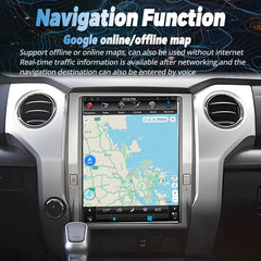 Autoradio 12,1" Qualcomm pour Toyota Tundra 2014-2019, stéréo, Carplay, mise à niveau, écran de style Tesla, Android Auto, navigation GPS, lecteur multimédia