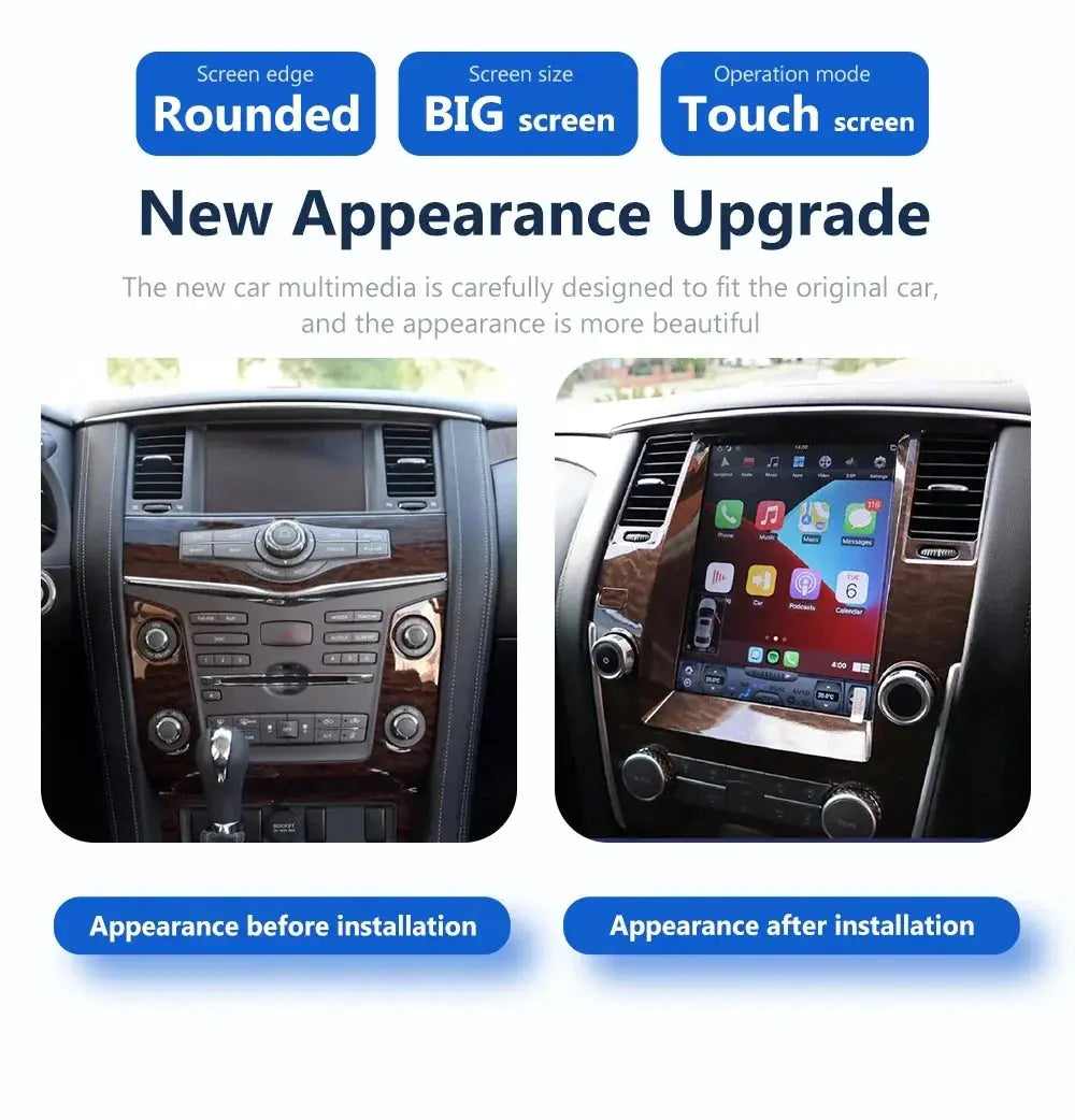 Roadanvi 8 8G+128G HD Android Autoradio per Nissan X-Trail Qashqai 2014-2020 Carplay Android Auto QLED Touchscreen Head Unit 5G WiFi Integrated DSP GPS Navigation Car Stereo Roadanvi 8 8G+128G HD Android Autoradio per Nissan X-Trail Qashqai 2014-2020 Carplay Android Auto QLED Touchscreen Head Unit 5G WiFi Integrated DSP GPS Navigation Car Stereo