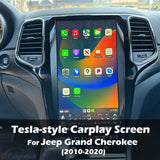 13.6" Tesla Radio For Jeep Grand Cherokee 2010-2020 Car Multimedia Player Stereo | Tesla-style Apple Carplay Screen Carputech