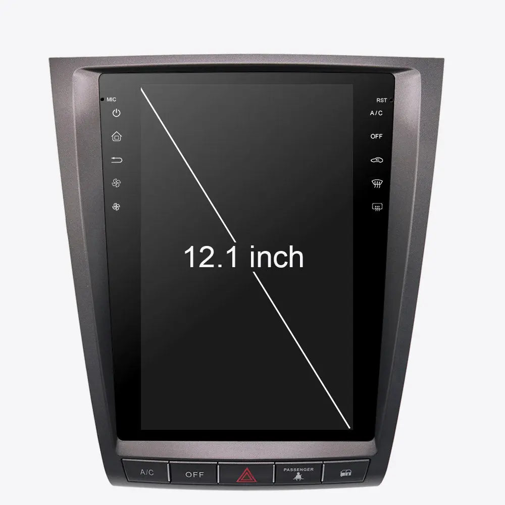 12.1" Qualcomm For Lexus GS300 2004-2011 Car Radio Stereo Carplay Upgrade Tesla Style Screen Android Auto GPS Navigation Multimedia Player Carputech