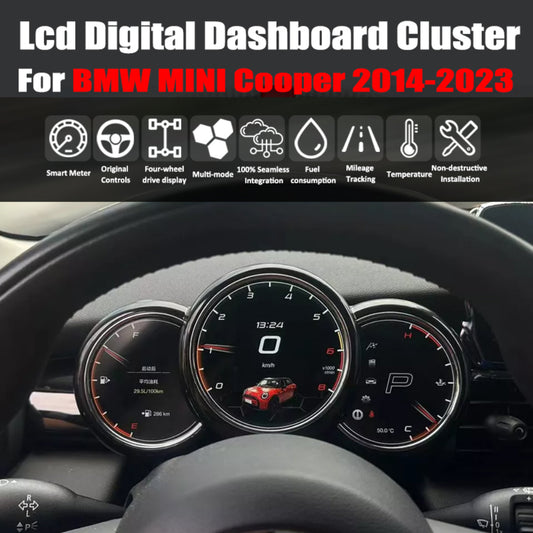 LCD Digital Dashboard Cluster Für BMW MINI Cooper 2014-2023 Auto Panel Tacho Virtuelle Cockpit 