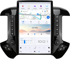 14,4 Zoll Qualcomm für Chevrolet Silverado/GMC Sierra 2014–2018 Autoradio Stereo Carplay Upgrade Tesla Style Bildschirm Android Auto GPS Navigation Multimedia Player
