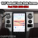 Pour Ford F150 2009-2012 Autoradio Stéréo Carplay Mise à Niveau Tesla Style Écran 14.4" Qualcomm Android Auto Navigation GPS Lecteur Multimédia 