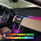 Upgrade Symphony LED Car Interior Ambient Lighting for Land Rover Discovery Sport 2020-2025 Decoration Accessories