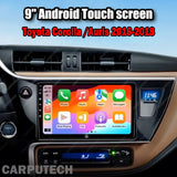 For Toyota Corolla / Auris 2016-2018 Infotainment Navigation System Car Multimedia Touch Screen Head Unit Android14 Car Radio GPS