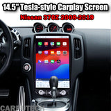 14.5" Qualcomm For Nissan 370Z 2008-2019 Car Radio Stereo Carplay Upgrade Tesla Style Screen Android Auto GPS Navigation Multimedia Player