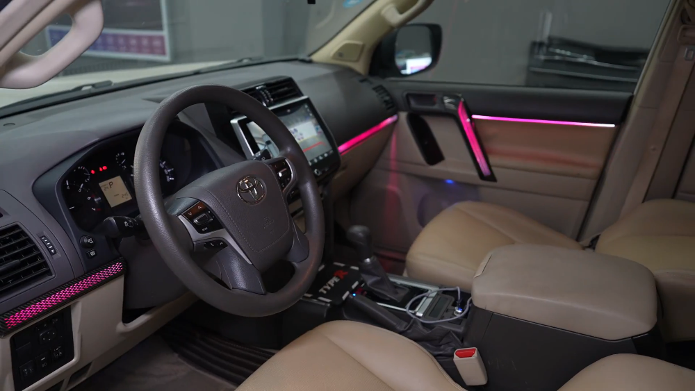 For Toyota Prado 2011-2021 64 Color Symphony Car Interior Ambient Lighting Trim Decoration Accessories