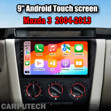 For Mazda 3 2004-2014 Infotainment Navigation System Car Multimedia Touch Screen Head Unit Android14 Car Radio GPS