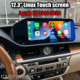 12.3 inch For Lexus ES 2013-2018 Linux Infotainment System Car Multimedia Touch Screen Head Unit Car Radio GPS