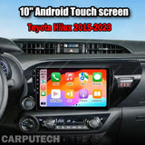 For Toyota Hilux 2015-2023 Infotainment Navigation System Car Multimedia Touch Screen Head Unit Android14 Car Radio GPS