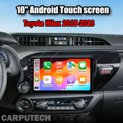 For Toyota Hilux 2015-2023 Infotainment Navigation System Car Multimedia Touch Screen Head Unit Android14 Car Radio GPS