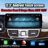 For Mercedes Benz E Coupe Class A207 C207 | Snapdragon665 12.3 inch Wireless CarPlay AUTO Android13 Car GPS Stereo Multimedia Car Radio