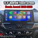 12.3" For Honda Accord 2018-2023 Car Radio Multimedia Player Wireless CarPlay Android Auto Upgrade Android Touch Screen Carputech